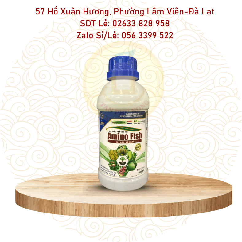 Phân bón lá hữu cơ sinh học- Amino Fish