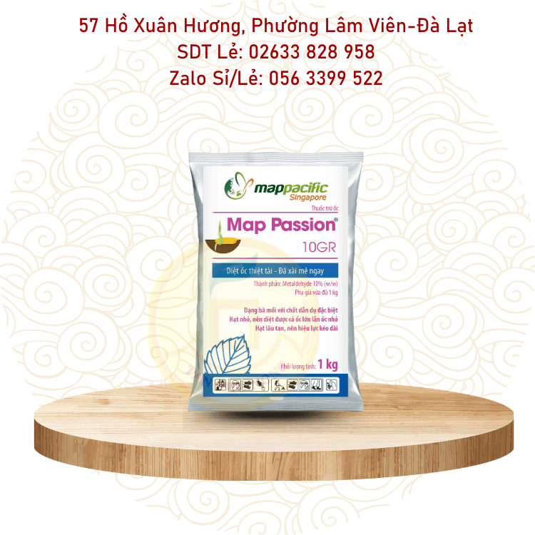 Thuốc rải ốc Map Passion 2KG