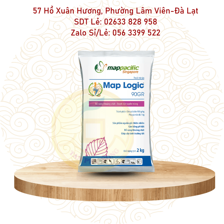 Trừ tuyến trùng Map Logic 90 GR sinh học 2Kg