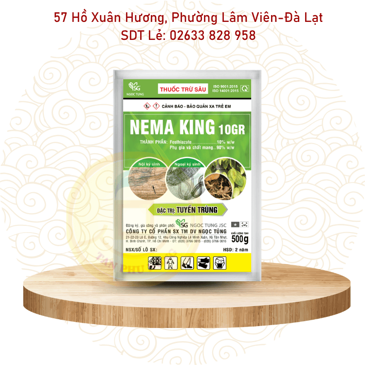 Thuốc đặc trị tuyến trùng - Nema King 10GR-Gói 500Gr